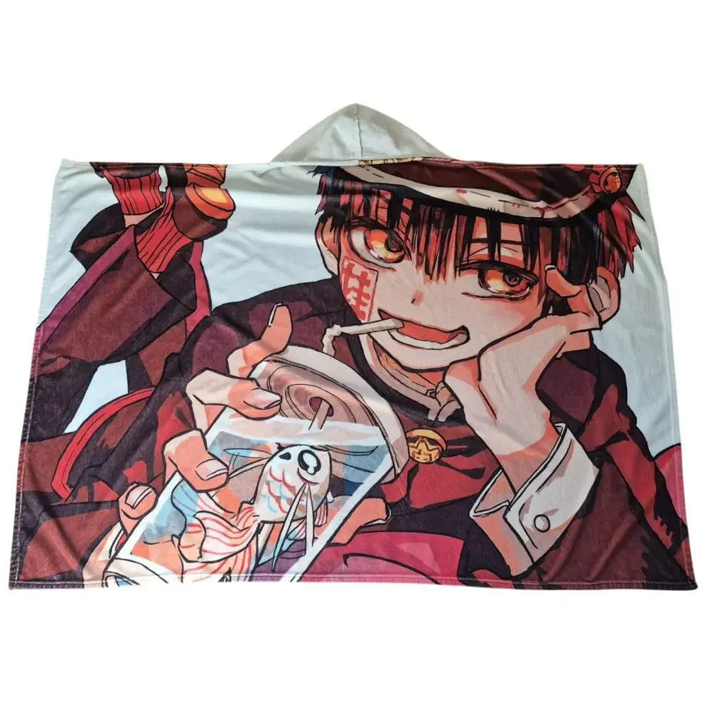 Hanako Colorful Toilet-Bound Hanako-kun Hooded Bath Towel 60x40
